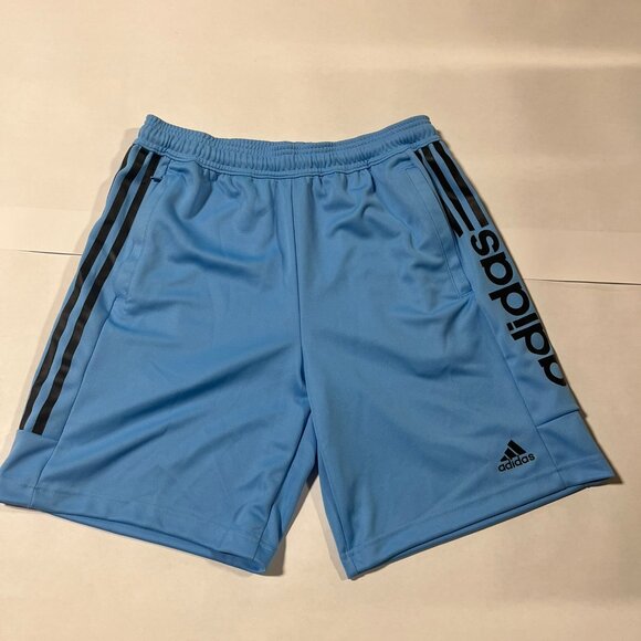 NWT Adidas Men's Multisport Tiro Shorts in Semi Blue Burst - Picture 1 of 4